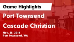 Port Townsend  vs Cascade Christian  Game Highlights - Nov. 28, 2018