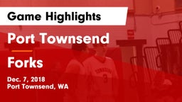 Port Townsend  vs Forks  Game Highlights - Dec. 7, 2018