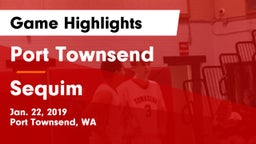 Port Townsend  vs Sequim  Game Highlights - Jan. 22, 2019