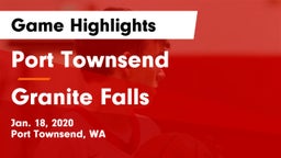 Port Townsend  vs Granite Falls  Game Highlights - Jan. 18, 2020