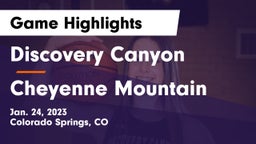 Discovery Canyon  vs Cheyenne Mountain  Game Highlights - Jan. 24, 2023