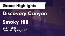 Discovery Canyon  vs Smoky Hill  Game Highlights - Dec. 1, 2023