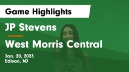 JP Stevens  vs West Morris Central  Game Highlights - Jan. 20, 2023