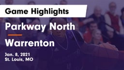Parkway North  vs Warrenton  Game Highlights - Jan. 8, 2021