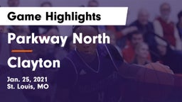 Parkway North  vs Clayton  Game Highlights - Jan. 25, 2021