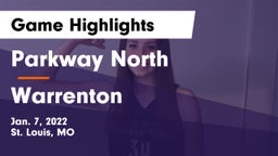 Parkway North  vs Warrenton  Game Highlights - Jan. 7, 2022