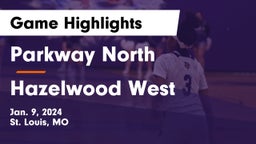 Parkway North  vs Hazelwood West  Game Highlights - Jan. 9, 2024