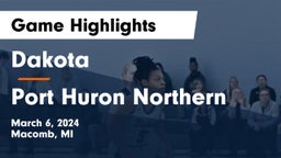 Dakota  vs Port Huron Northern  Game Highlights - March 6, 2024