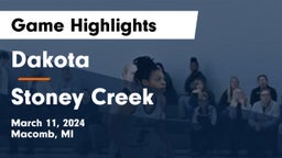 Dakota  vs Stoney Creek  Game Highlights - March 11, 2024