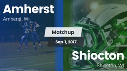 Matchup: Amherst  vs. Shiocton  2017