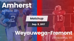 Matchup: Amherst  vs. Weyauwega-Fremont  2017