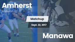Matchup: Amherst  vs. Manawa 2017