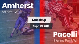 Matchup: Amherst  vs. Pacelli  2017