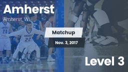 Matchup: Amherst  vs. Level 3 2017