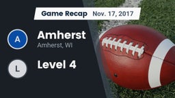 Recap: Amherst  vs. Level 4 2017