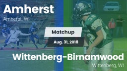 Matchup: Amherst  vs. Wittenberg-Birnamwood  2018