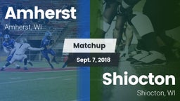 Matchup: Amherst  vs. Shiocton  2018