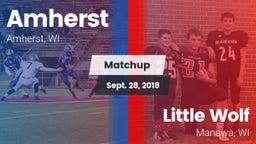 Matchup: Amherst  vs. Little Wolf  2018