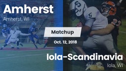 Matchup: Amherst  vs. Iola-Scandinavia  2018
