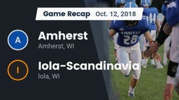 Recap: Amherst  vs. Iola-Scandinavia  2018