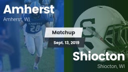Matchup: Amherst  vs. Shiocton  2019
