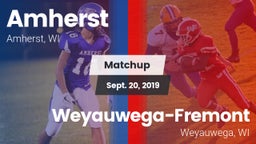 Matchup: Amherst  vs. Weyauwega-Fremont  2019
