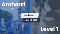 Matchup: Amherst  vs. Level 1 2019