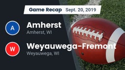 Recap: Amherst  vs. Weyauwega-Fremont  2019