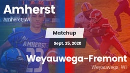 Matchup: Amherst  vs. Weyauwega-Fremont  2020