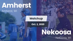 Matchup: Amherst  vs. Nekoosa  2020