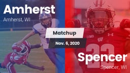 Matchup: Amherst  vs. Spencer  2020