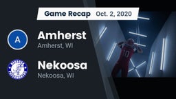 Recap: Amherst  vs. Nekoosa  2020