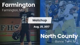 Matchup: Farmington High vs. North County  2017