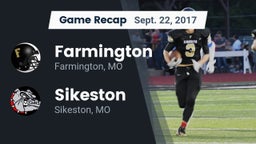 Recap: Farmington  vs. Sikeston  2017