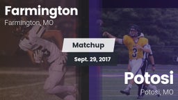 Matchup: Farmington High vs. Potosi  2017