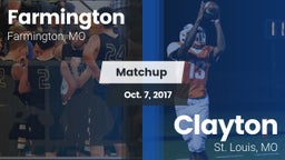 Matchup: Farmington High vs. Clayton  2017