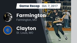 Recap: Farmington  vs. Clayton  2017