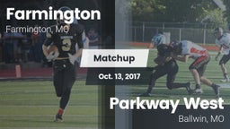 Matchup: Farmington High vs. Parkway West  2017