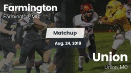 Matchup: Farmington High vs. Union  2018