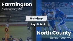 Matchup: Farmington High vs. North County  2018