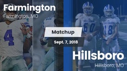 Matchup: Farmington High vs. Hillsboro  2018