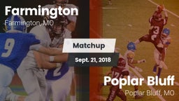 Matchup: Farmington High vs. Poplar Bluff  2018
