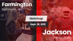 Matchup: Farmington High vs. Jackson  2018