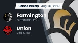 Recap: Farmington  vs. Union  2019