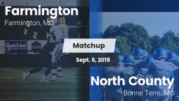 Matchup: Farmington High vs. North County  2019