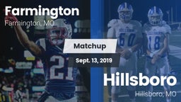 Matchup: Farmington High vs. Hillsboro  2019