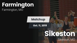 Matchup: Farmington High vs. Sikeston  2019