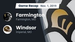 Recap: Farmington  vs. Windsor  2019