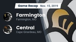 Recap: Farmington  vs. Central  2019