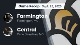 Recap: Farmington  vs. Central  2020